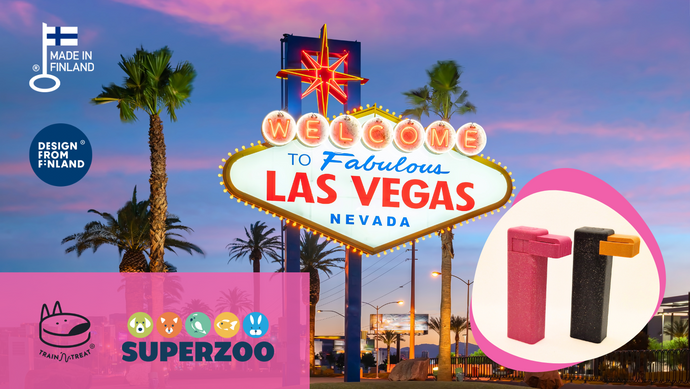 Train'N'Treat comes to Las Vegas. Meet us in Superzoo.