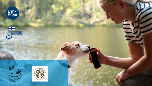 Train'N'Treat does good for your dog, for you and for nature!