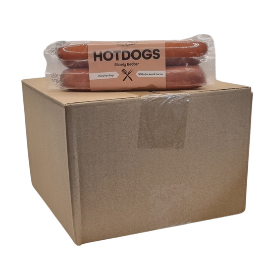 Box of Hotdogs for Dogs